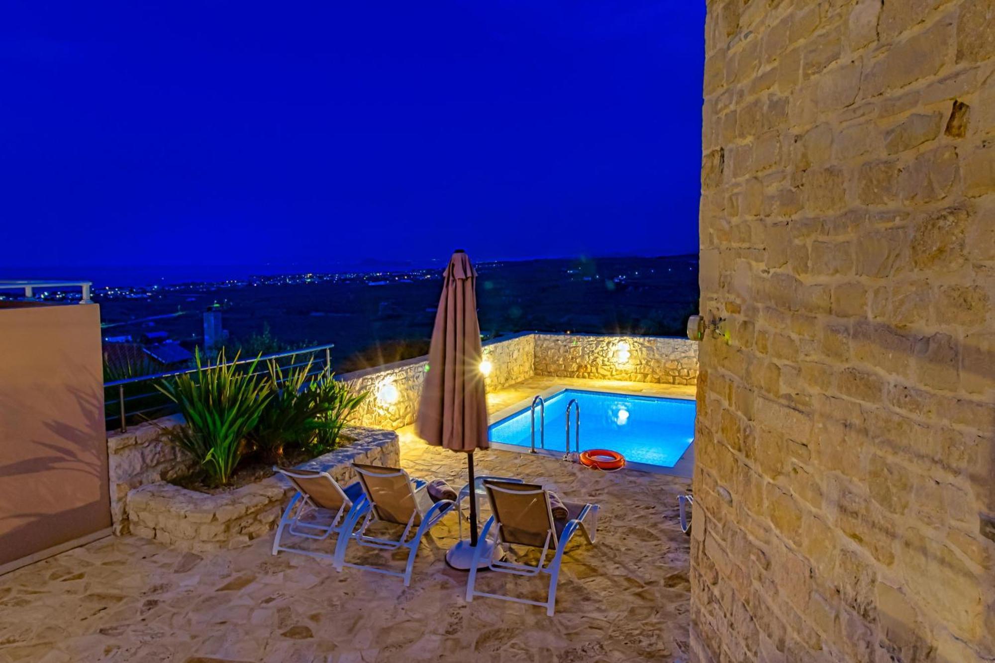 Theo Villas With Sea View Marathokefala Bagian luar foto