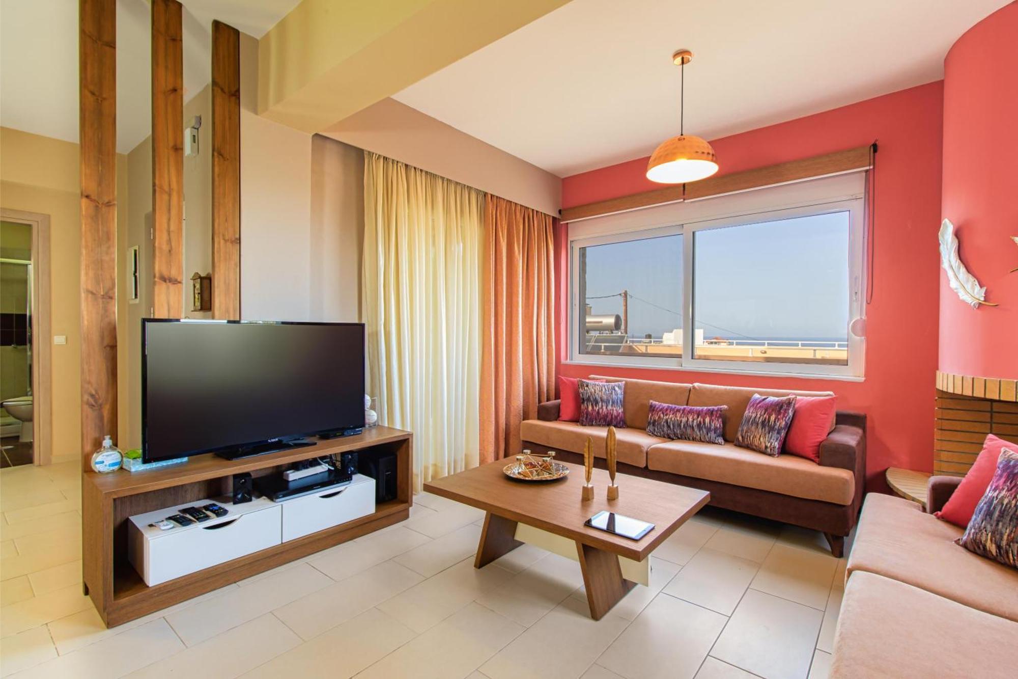Theo Villas With Sea View Marathokefala Ruang foto