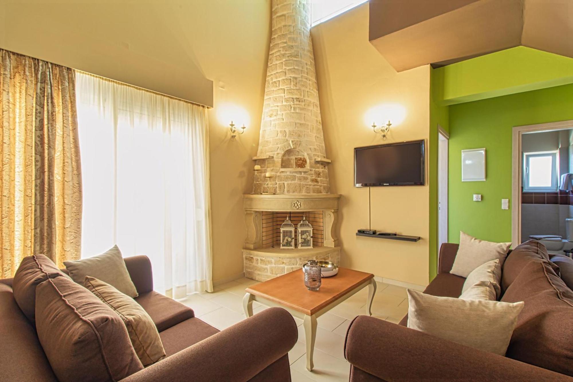 Theo Villas With Sea View Marathokefala Ruang foto