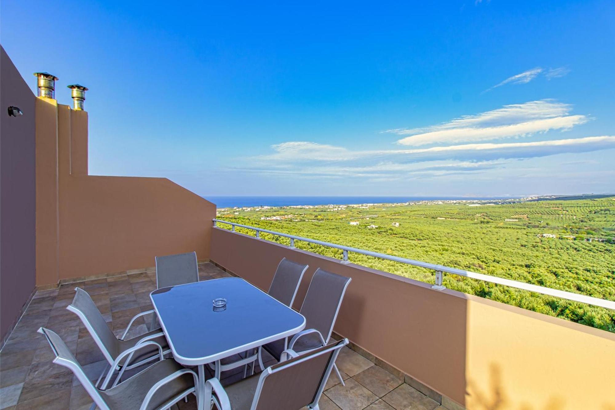 Theo Villas With Sea View Marathokefala Ruang foto