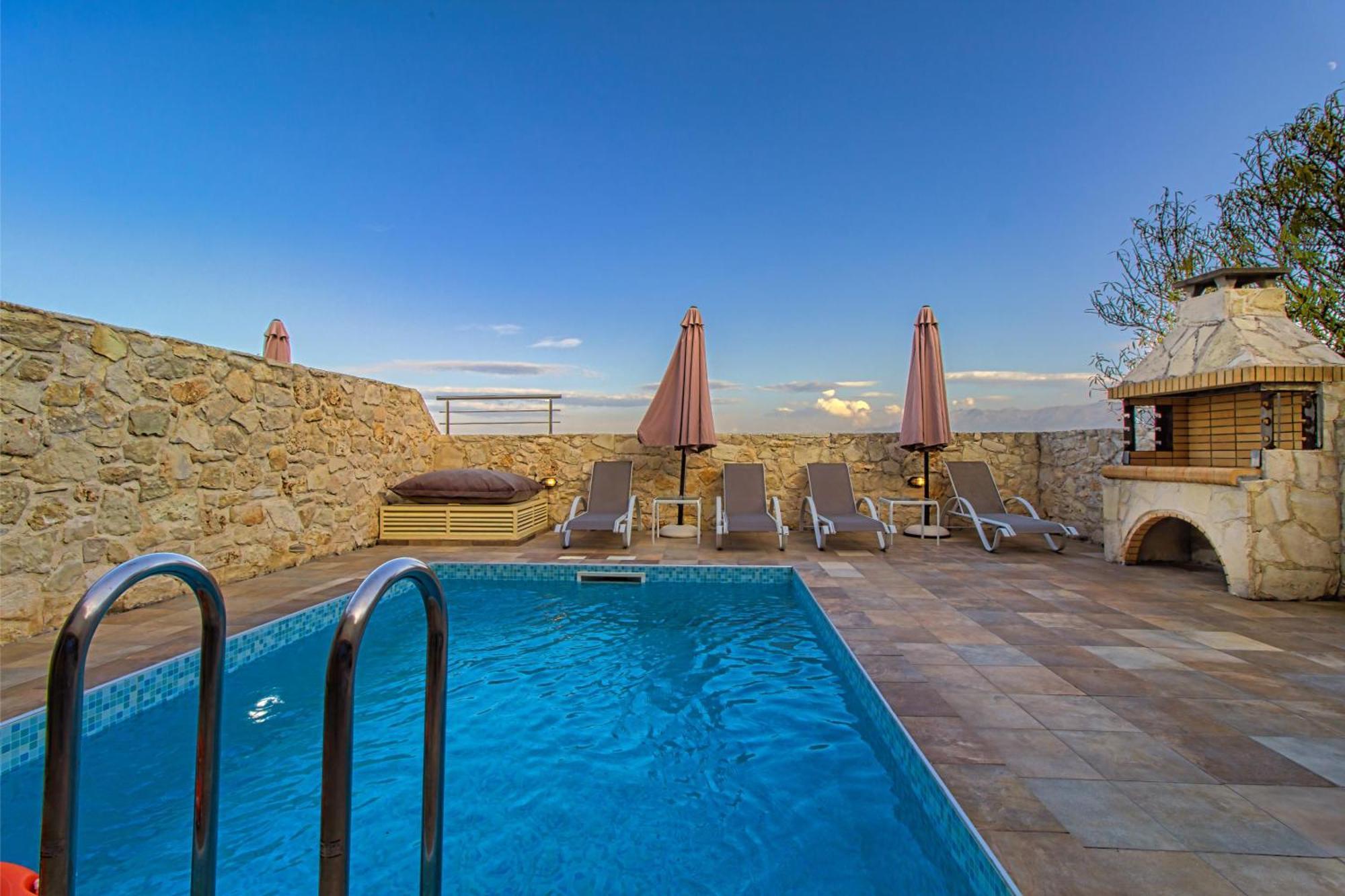 Theo Villas With Sea View Marathokefala Bagian luar foto