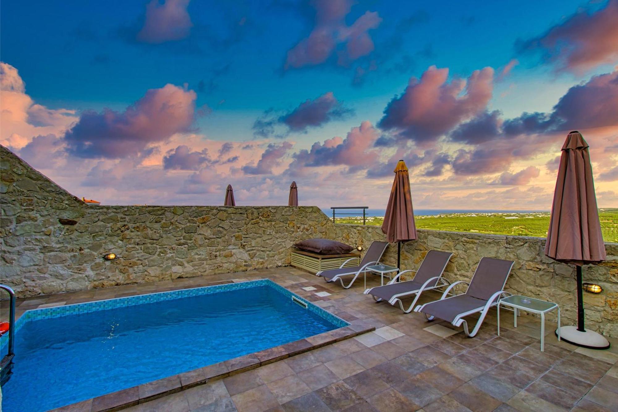 Theo Villas With Sea View Marathokefala Bagian luar foto