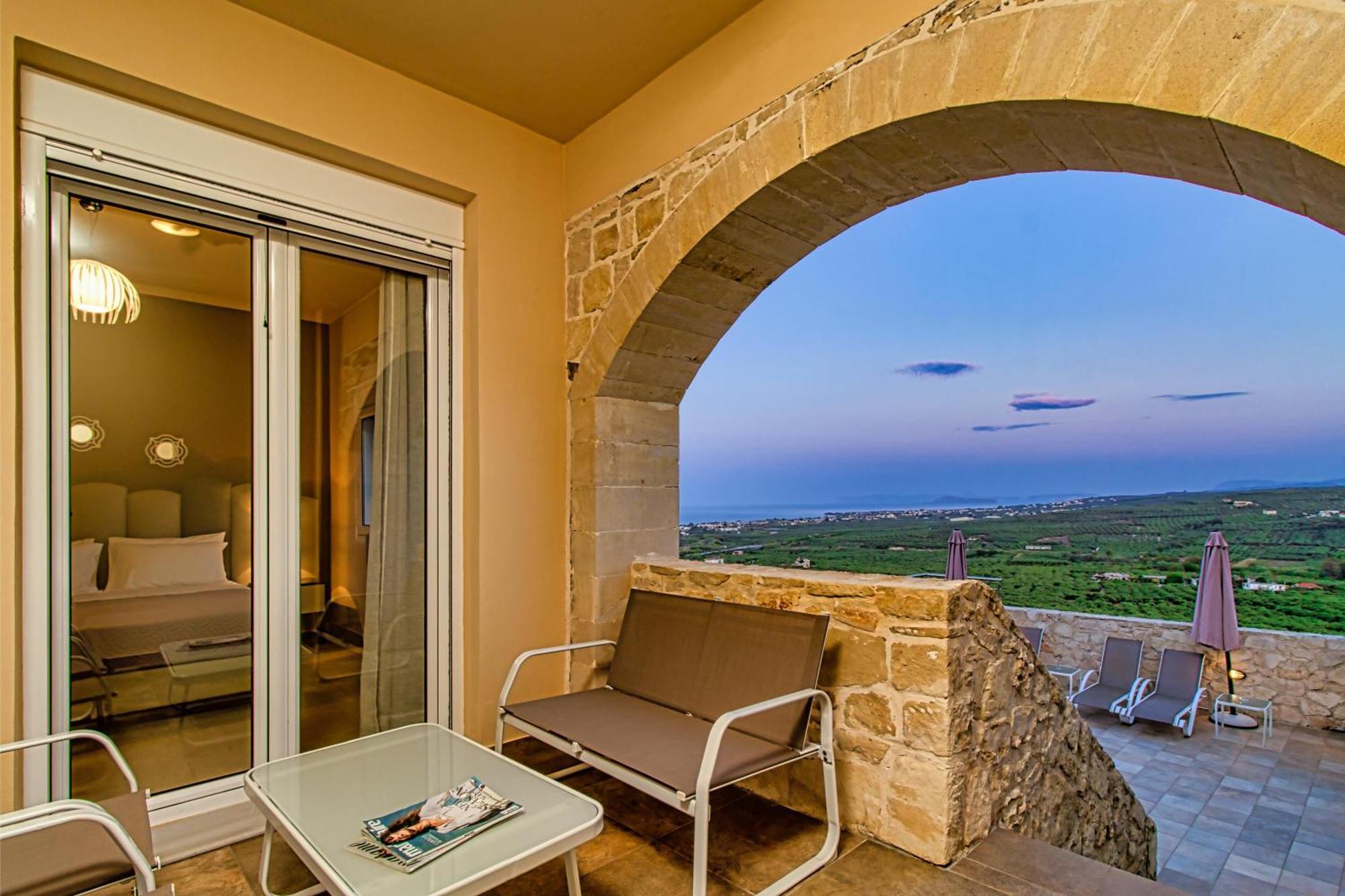 Theo Villas With Sea View Marathokefala Bagian luar foto