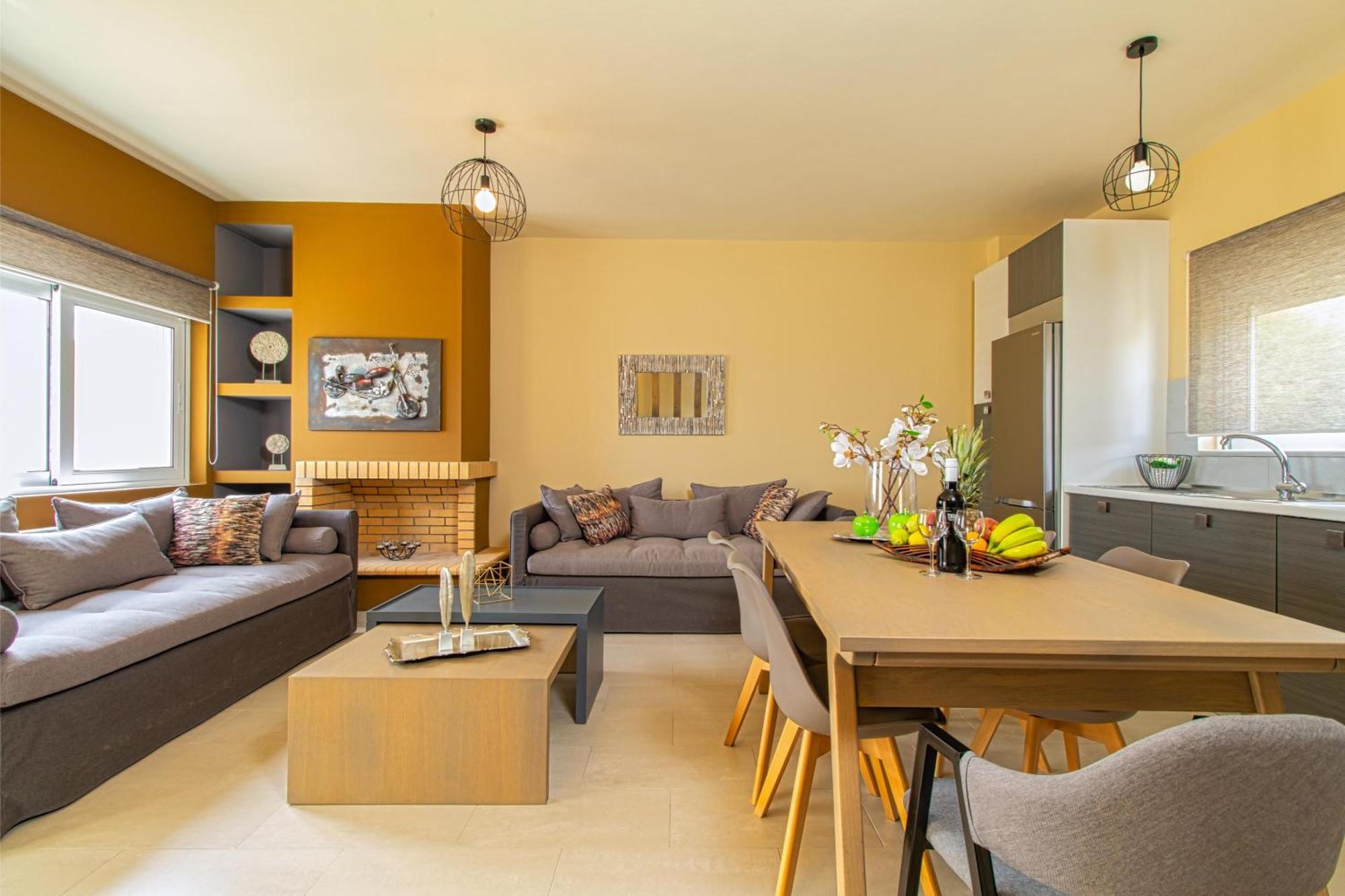Theo Villas With Sea View Marathokefala Bagian luar foto