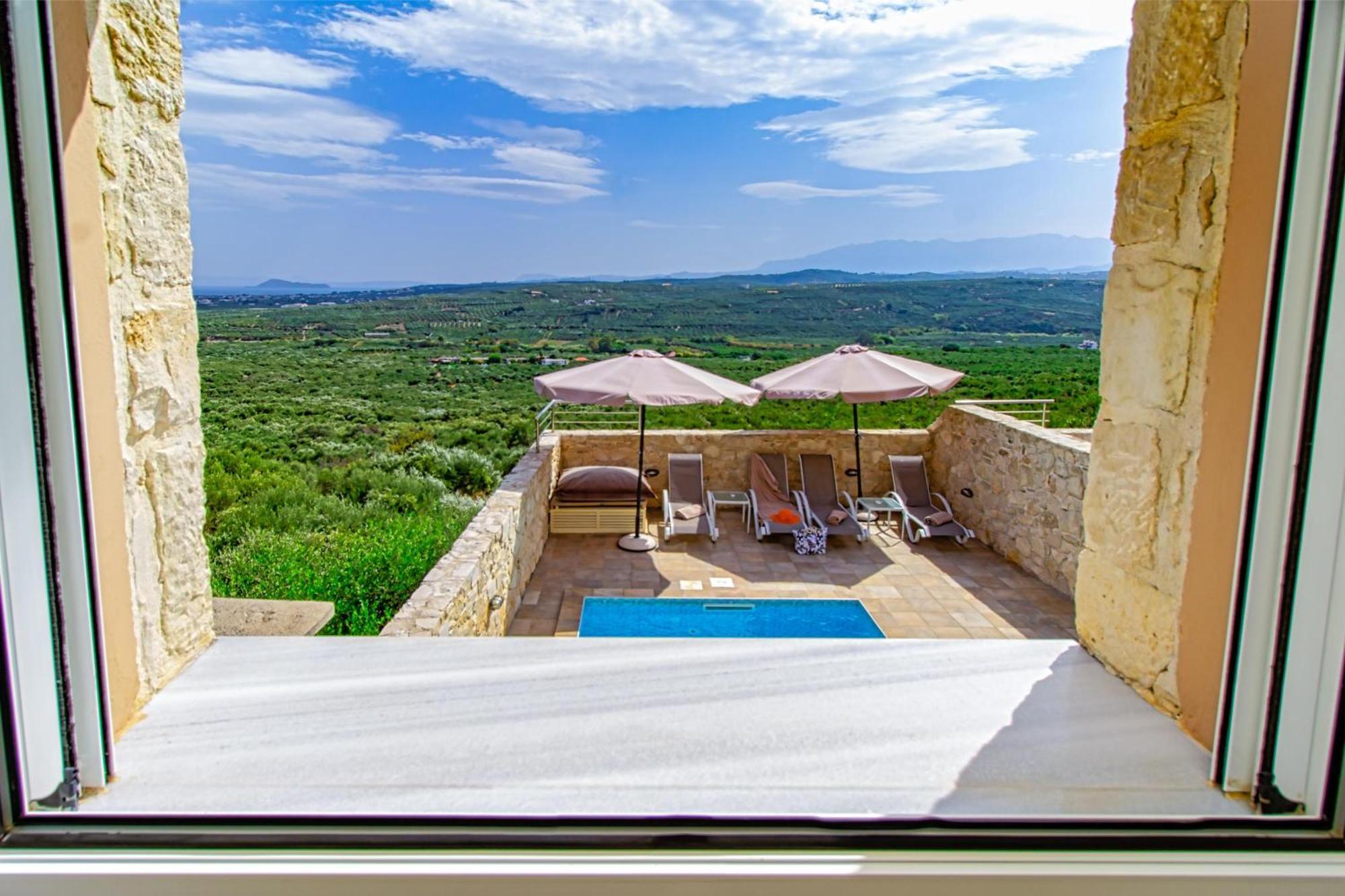 Theo Villas With Sea View Marathokefala Bagian luar foto